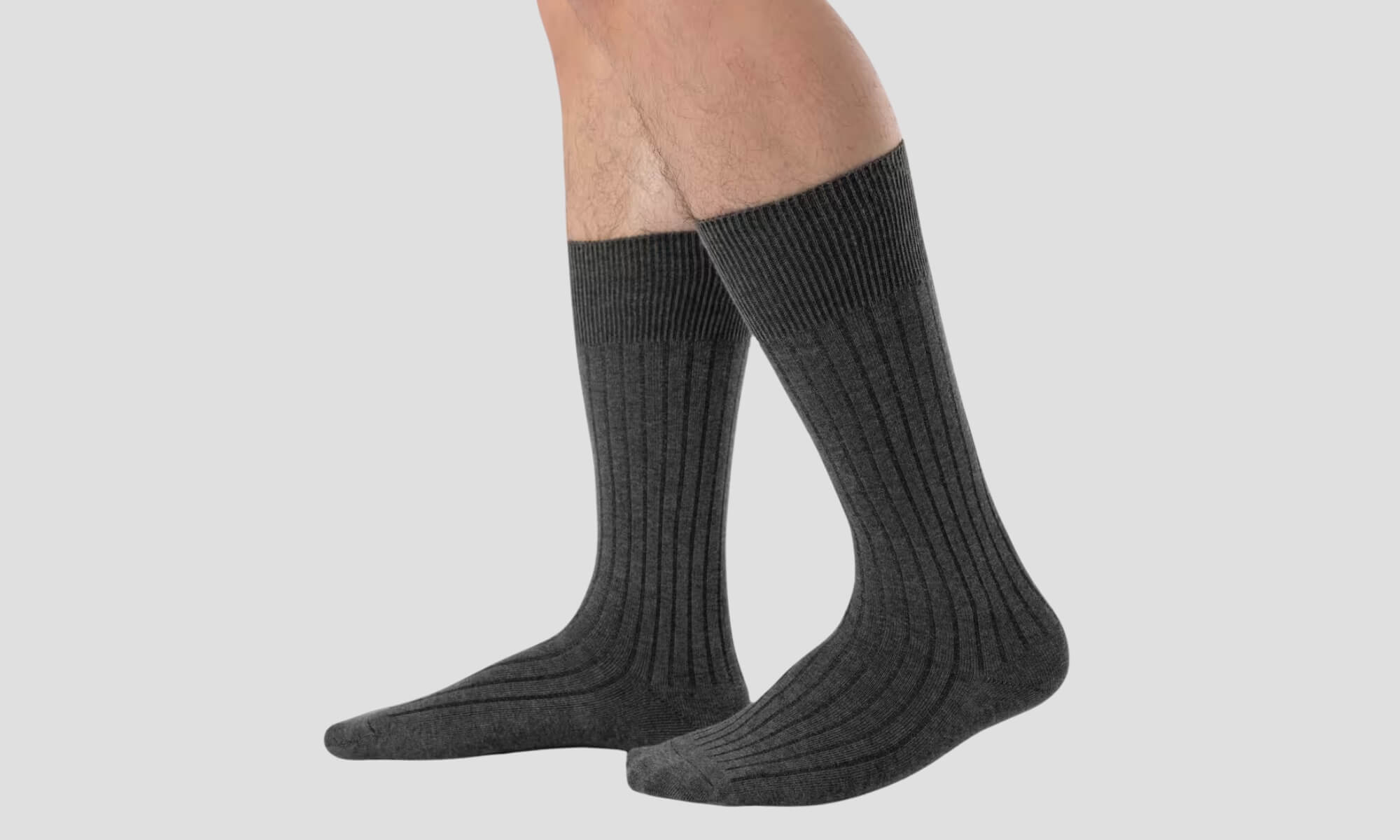 Tất cổ dài Cotton Ribbed Coolmate giữ form tốt, êm ái, chuẩn phong cách classic