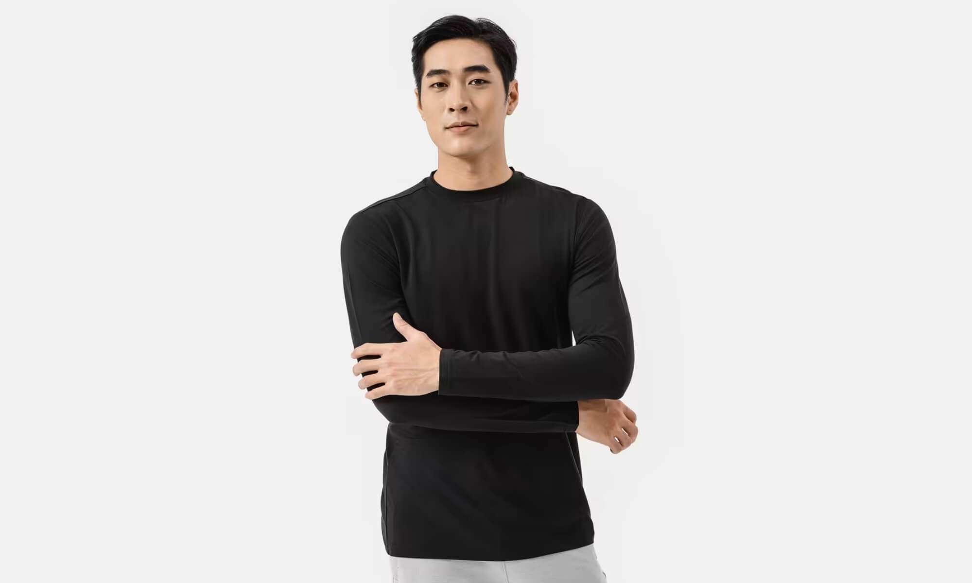 Áo giữ nhiệt Ex-Warm Lenzing Modal cổ ngắn giữ ấm, thoải mái trong mọi chuyển động