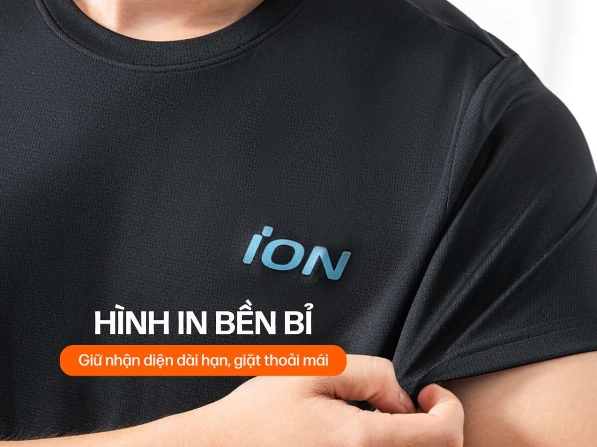 Hình in chất lượng cao giúp áo thun luôn giữ vẻ chỉn chu