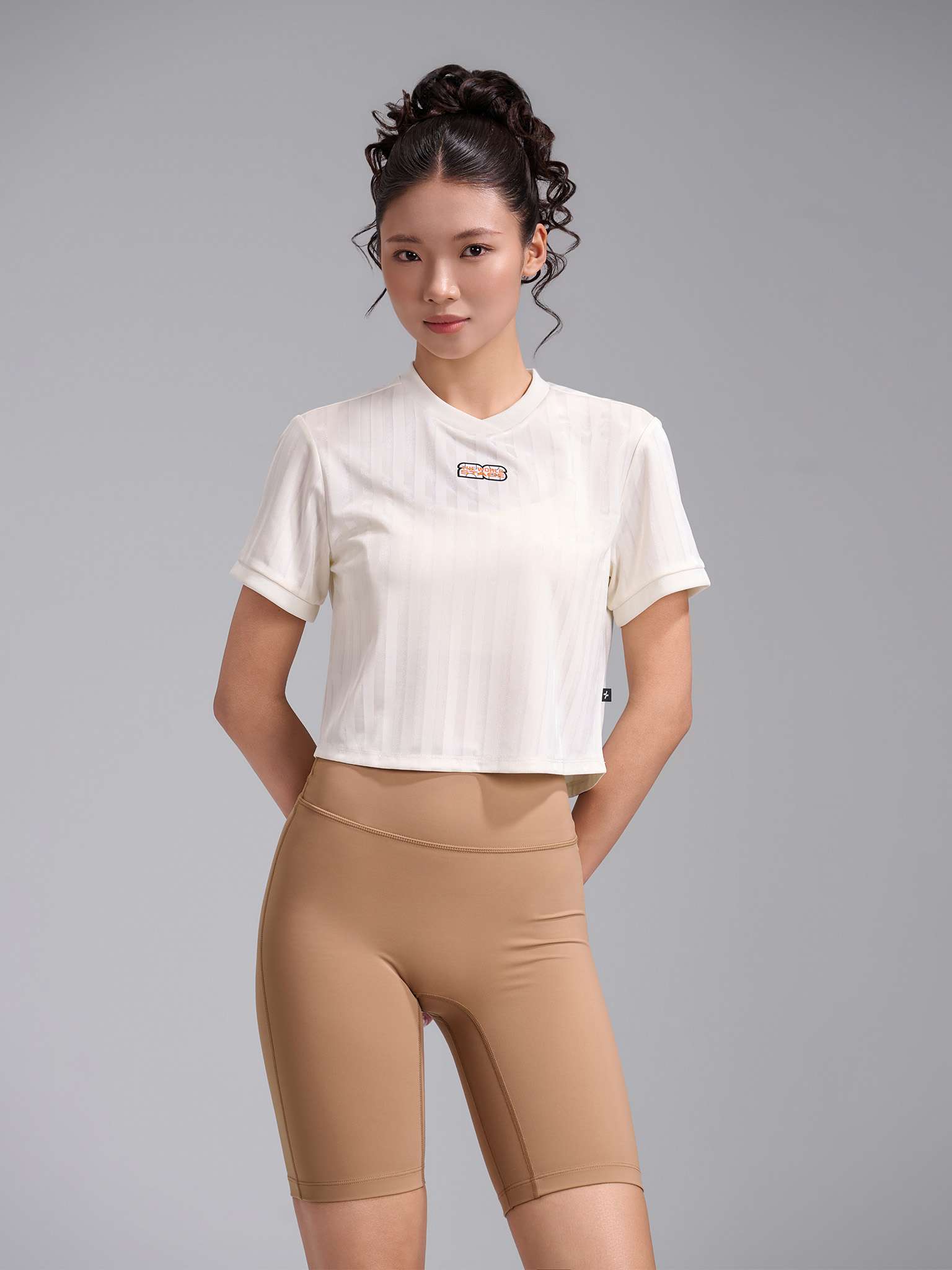 Áo crop Jacquard Core Exdry ProActive World Cup