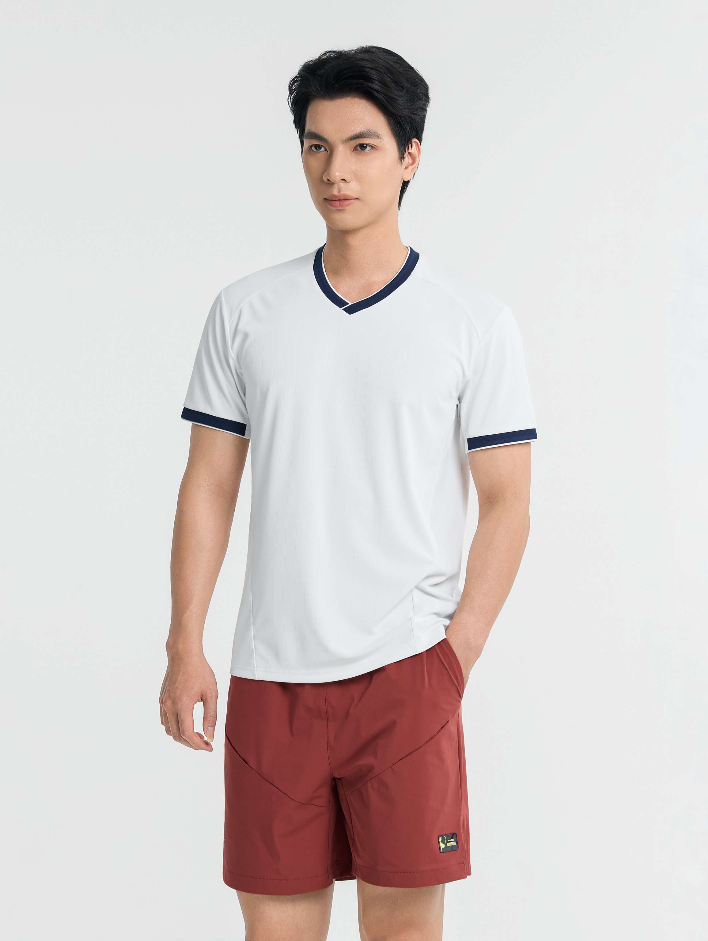 Áo Tshirt Pickleball nam cổ V Zero Mark