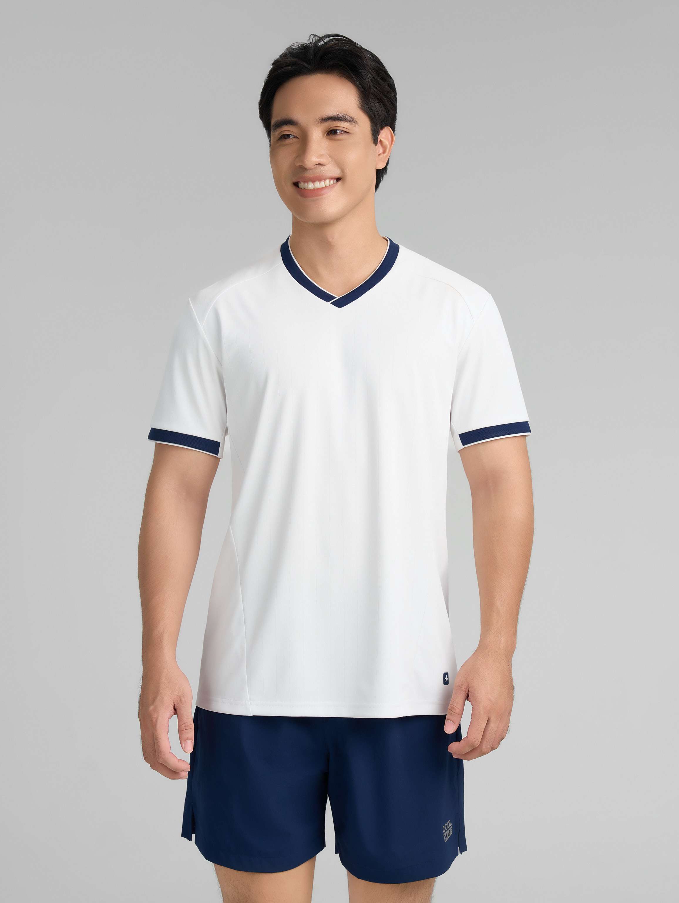 Áo Tshirt Pickleball nam cổ V Zero Mark