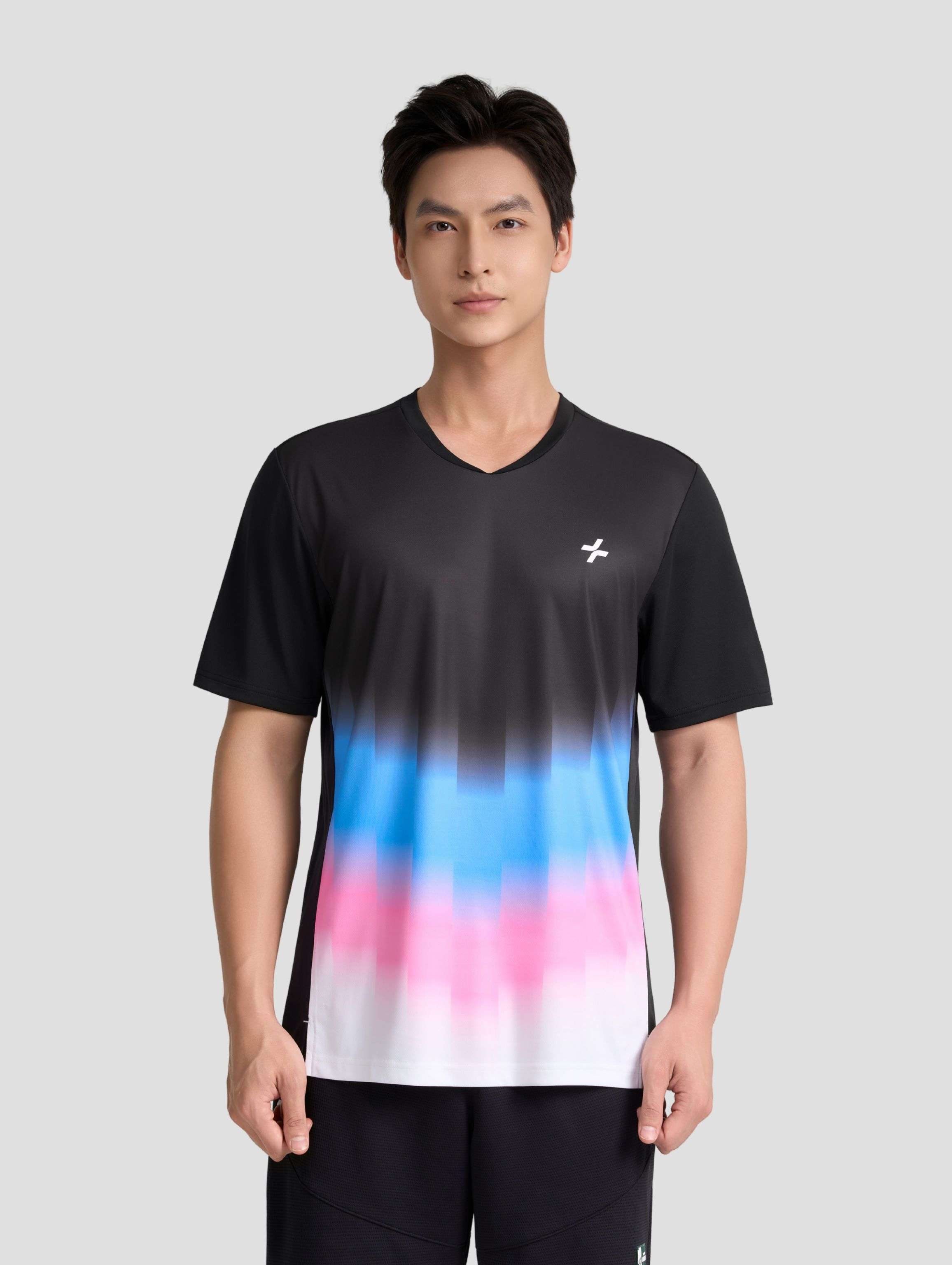 T-shirt cầu lông nam Graphic Faded Smash Energy
