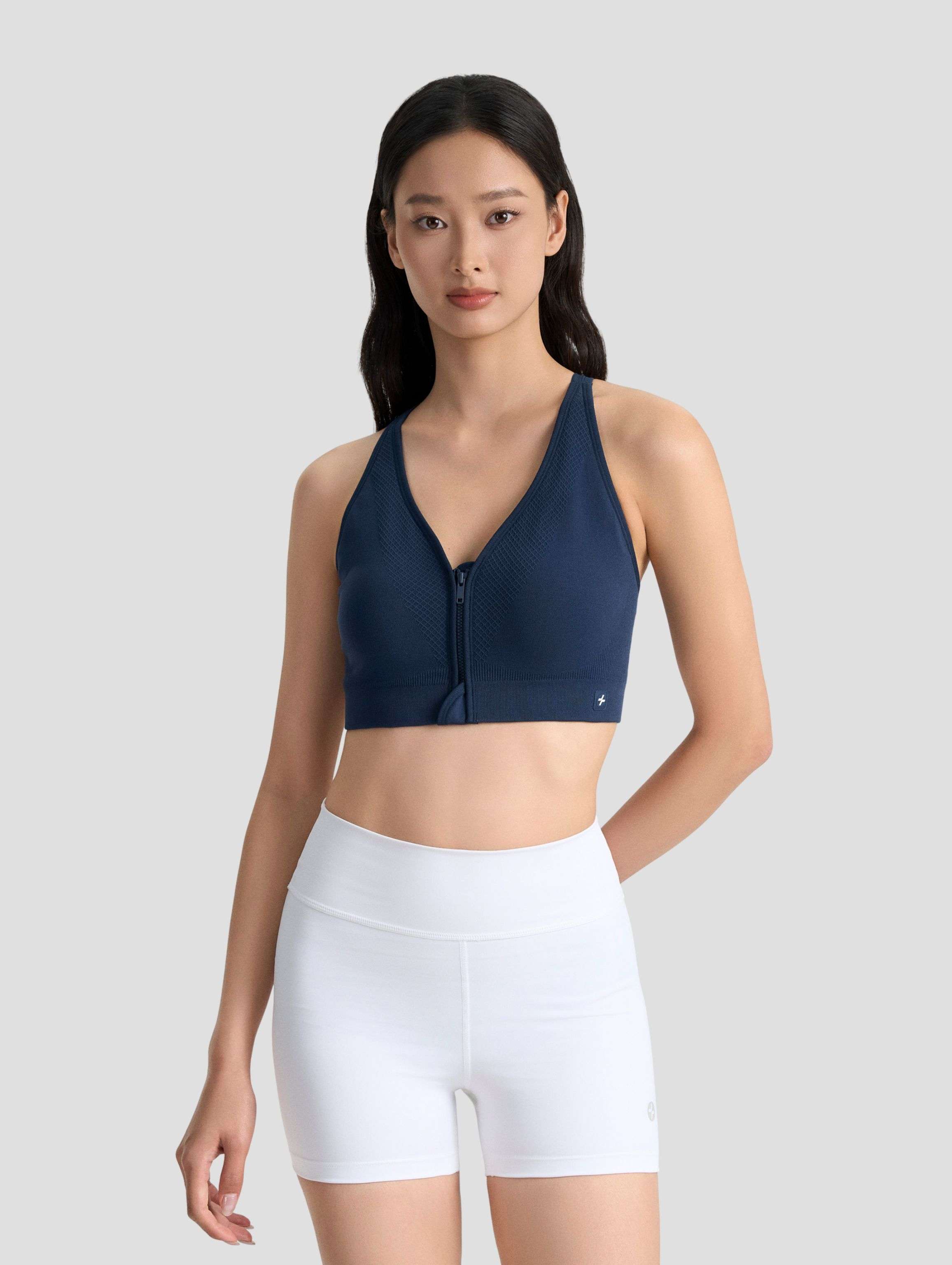 Áo bra thể thao nữ Seamless khoá kéo