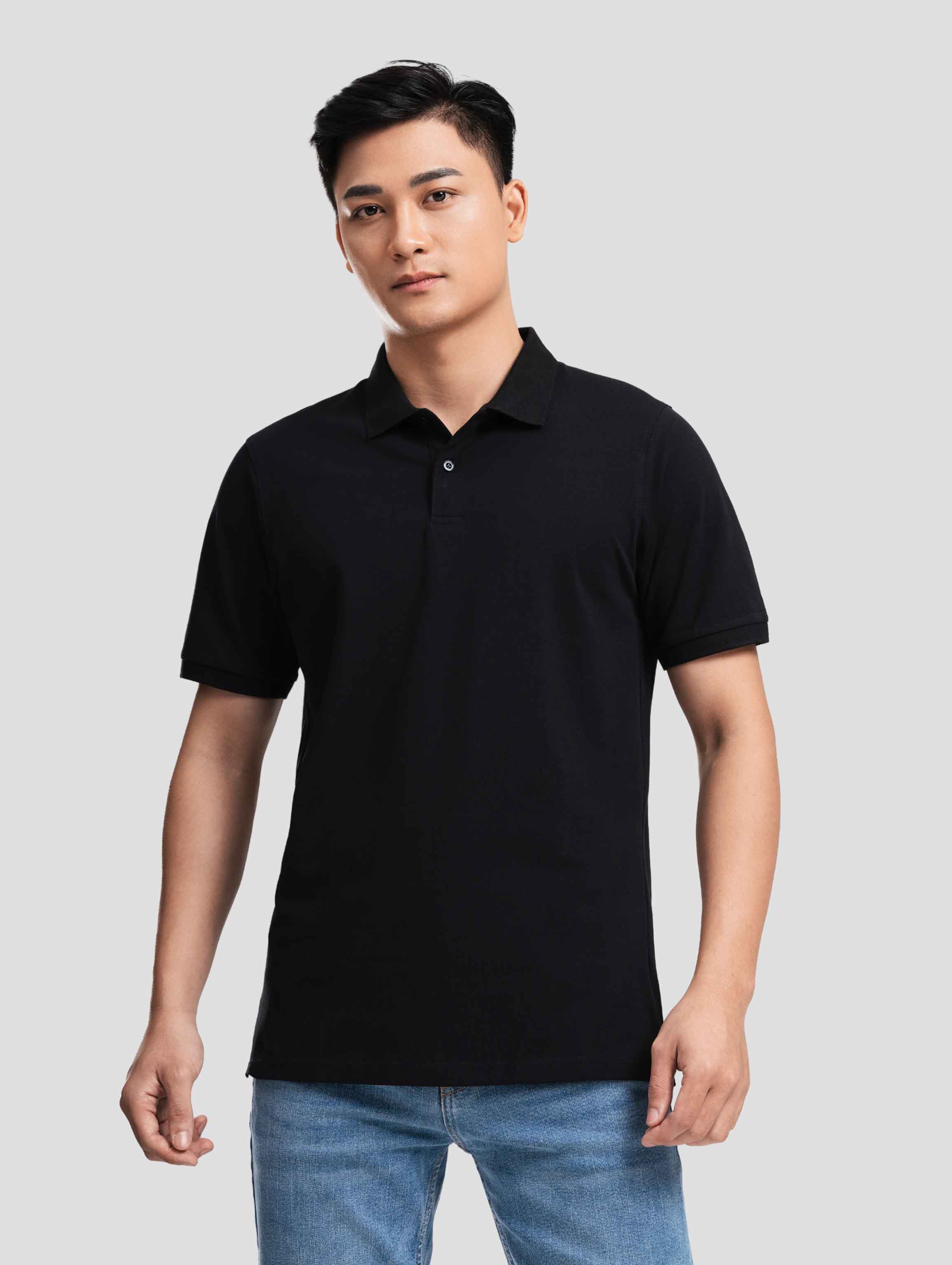 Áo Polo Nam Pique Cotton USA