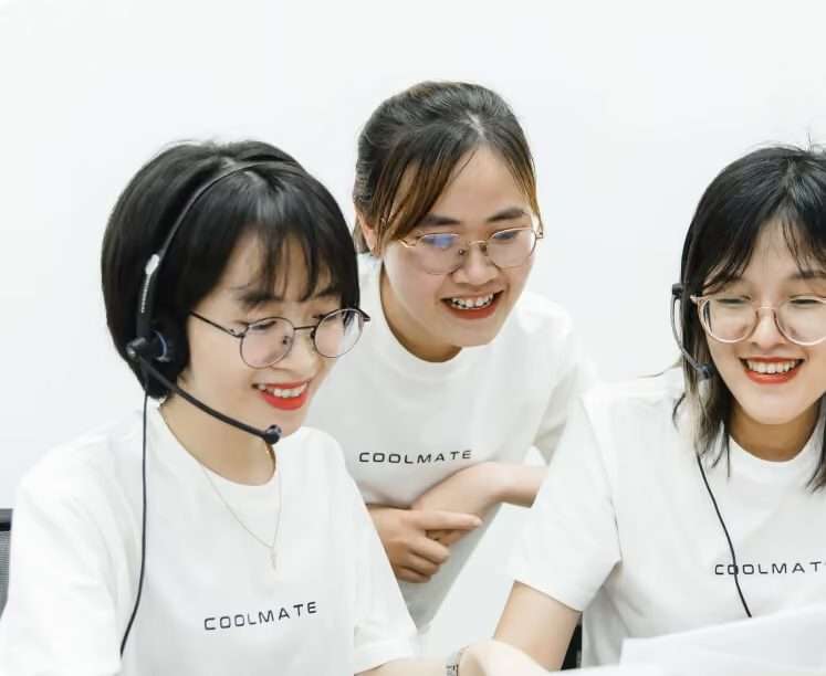 Đội ngũ chăm sóc khách hàng Coolmate