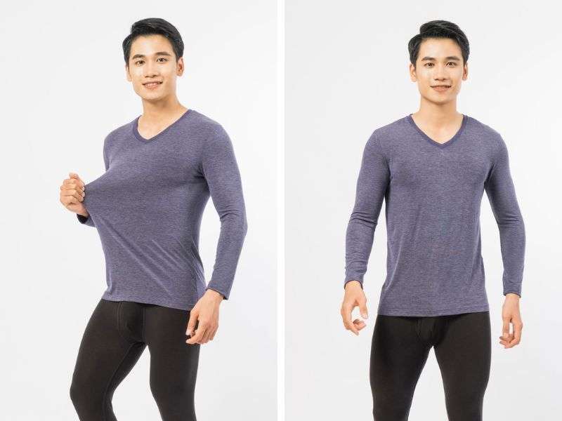 Áo giữ nhiệt cổ tim