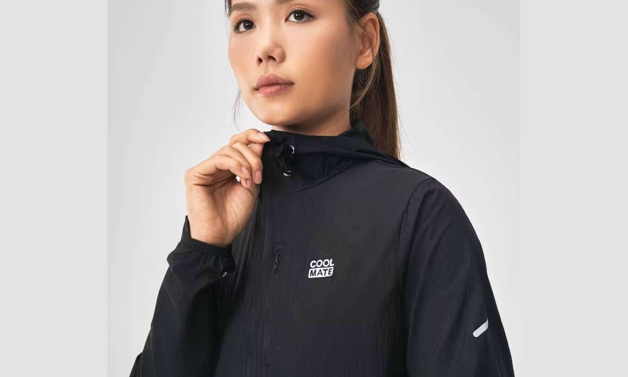 "NTOXCOOLMATE" Áo Khoác Chạy Bộ Lightweight nhẹ bền, thoát ẩm nhanh, tối ưu từng chuyển động