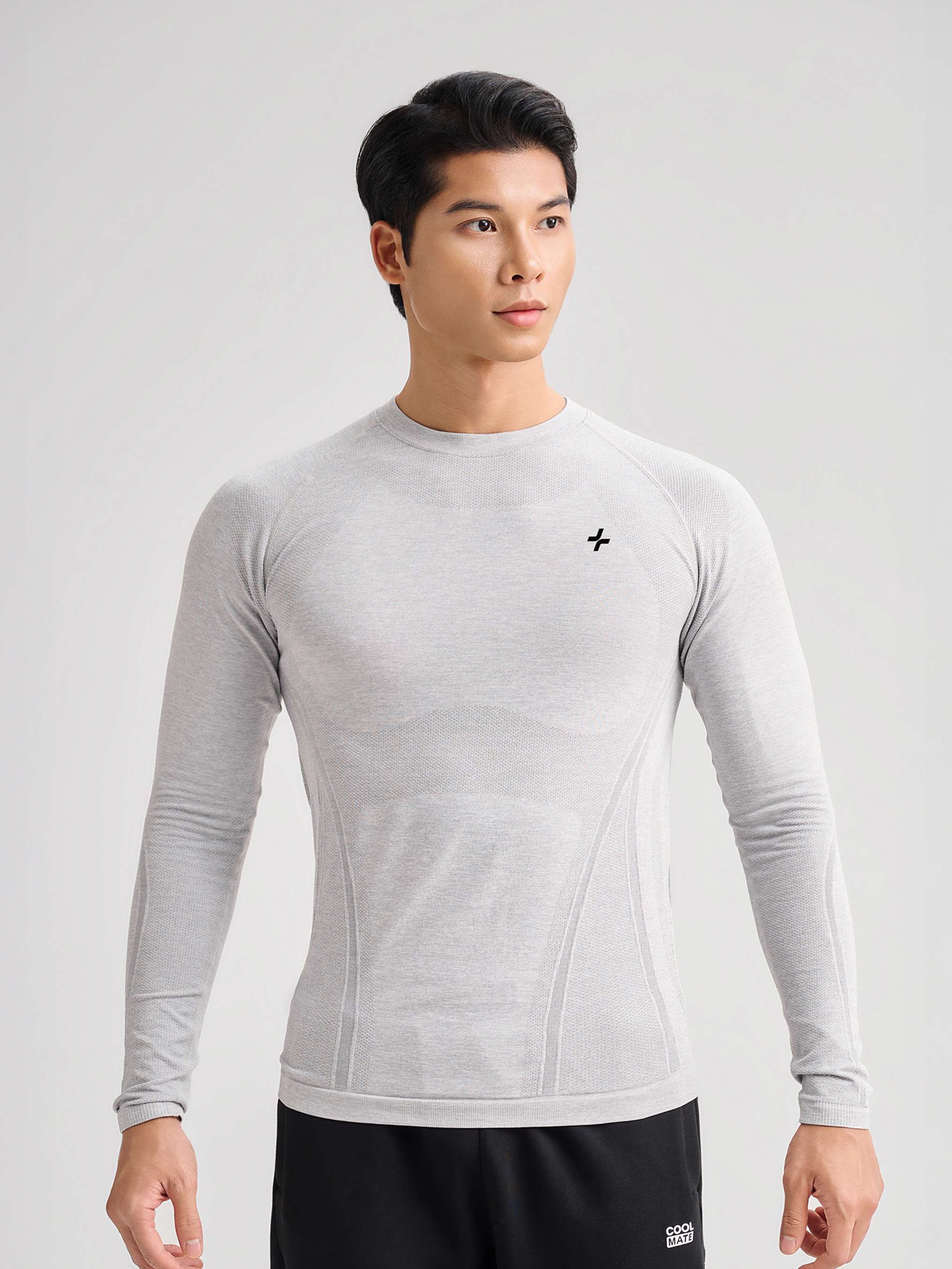 Áo dài tay Training Seamless Body Mapping