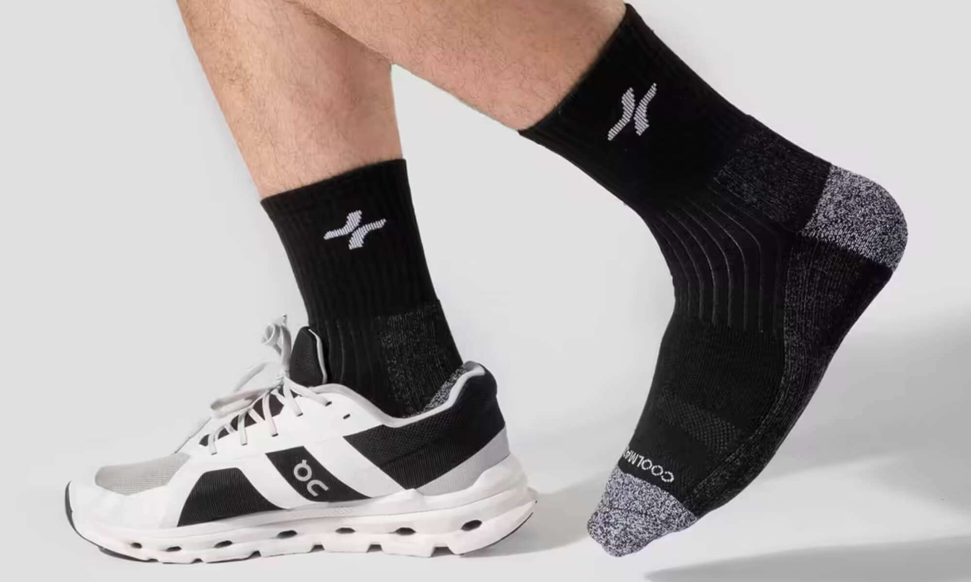 Tất thể thao Seamless cổ dài không cộm ngứa, êm chân, hấp thụ lực tốt