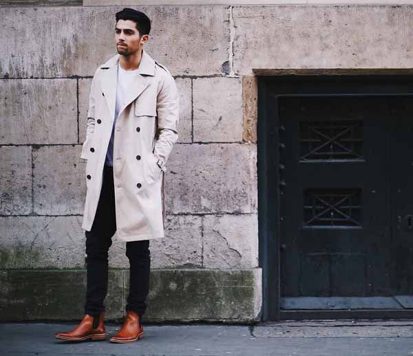 trench coat nam