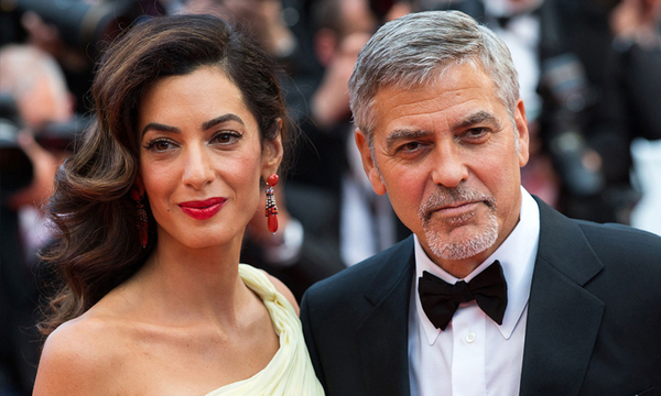 George Clooney cùng vợ