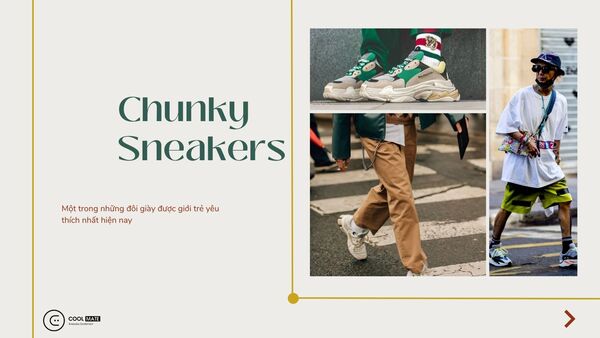 giày chunky sneaker
