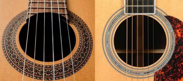 Dây đàn guitar có thể được làm từ nilon hoặc kim loại