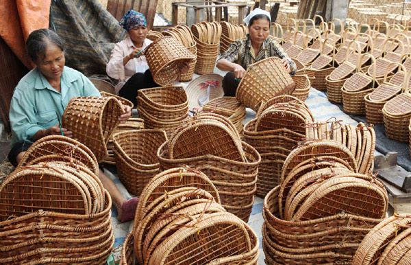 Mây tre đan Thạch Cầu - làng nghề mây tre đan nổi tiếng tại Việt Nam