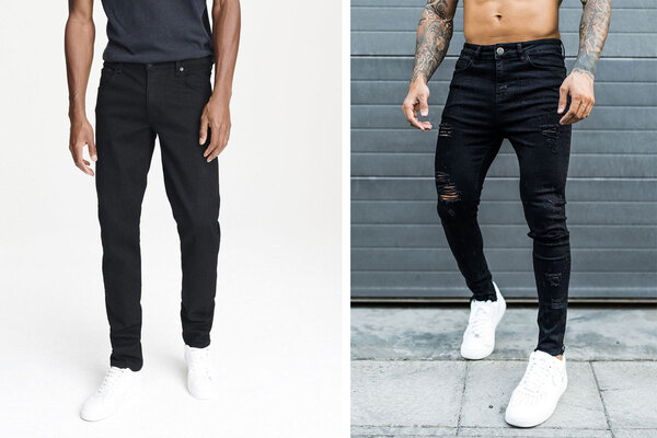 Quần jeans nam đen được nhiều chàng trai yêu thích