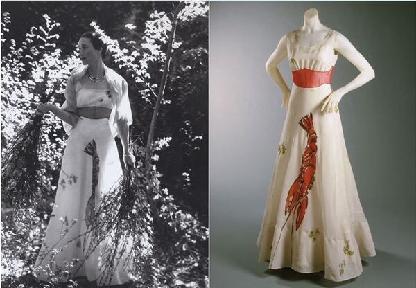 Váy tôm hùm của Elsa Schiaparelli