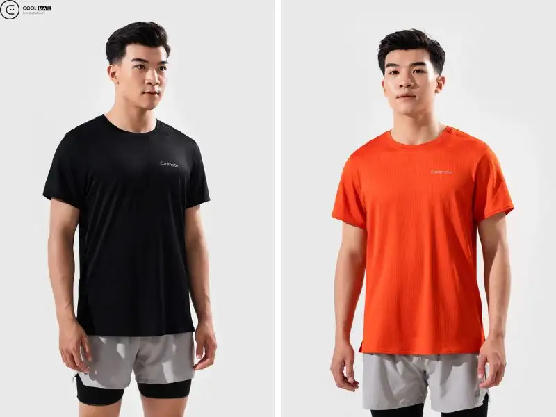 Áo thun chạy bộ nam Essential Fast & Free Run