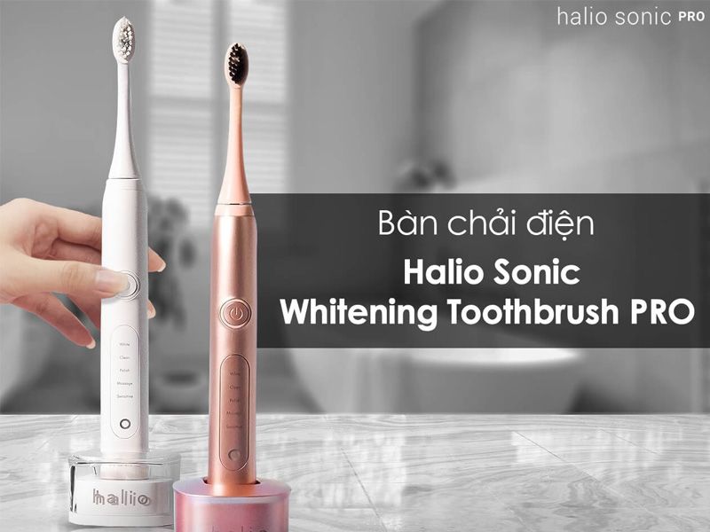 Bàn chải điện Halio Sonic Whitening Electric Toothbrush