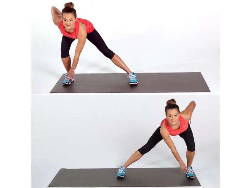 Bài tập HIIT Alternating Side Lunges 