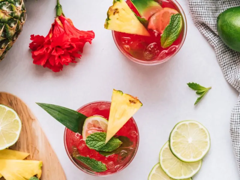 Hibiscus Mocktail