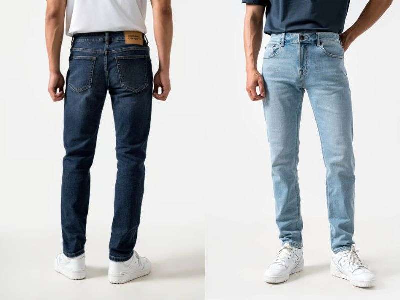 Quần dáng Slimfit “hack” chân đáng kể