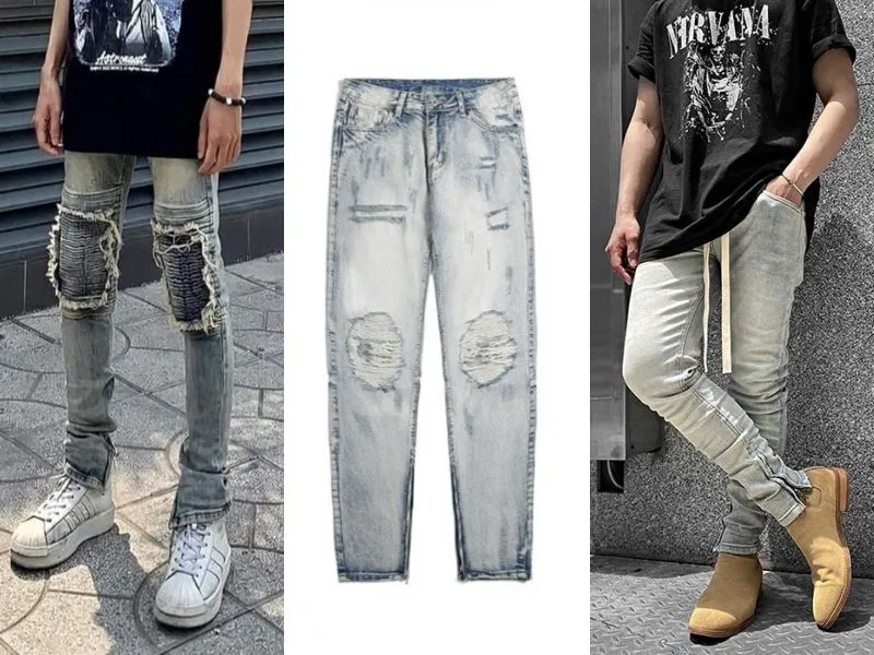 Tổng hợp 3+ mẫu quần jeans zipper và 5+ kiểu phối đồ cùng quần jeans zipper cực chất