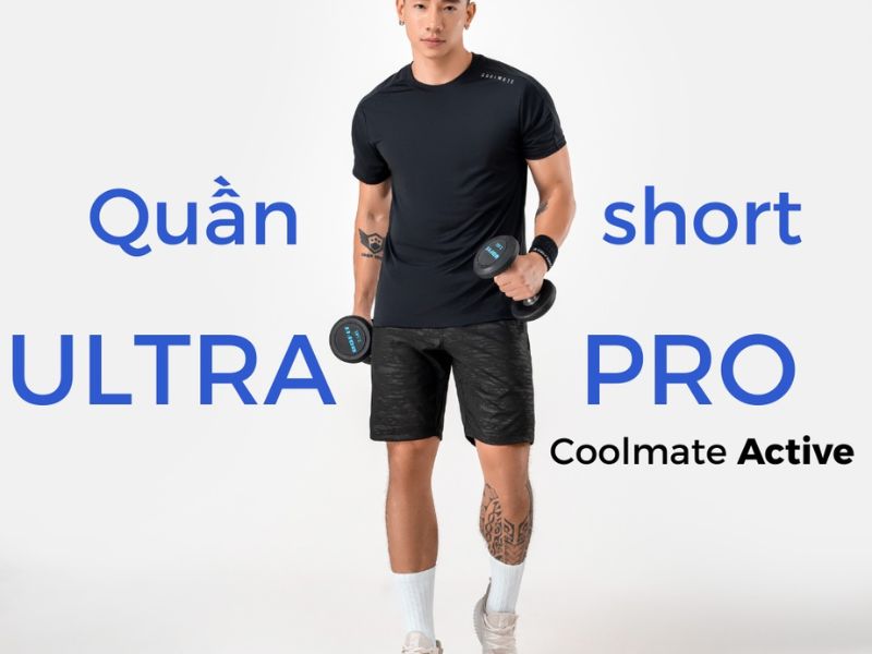 Quần Short nam Ultra Pro Coolmate bán chạy nhất