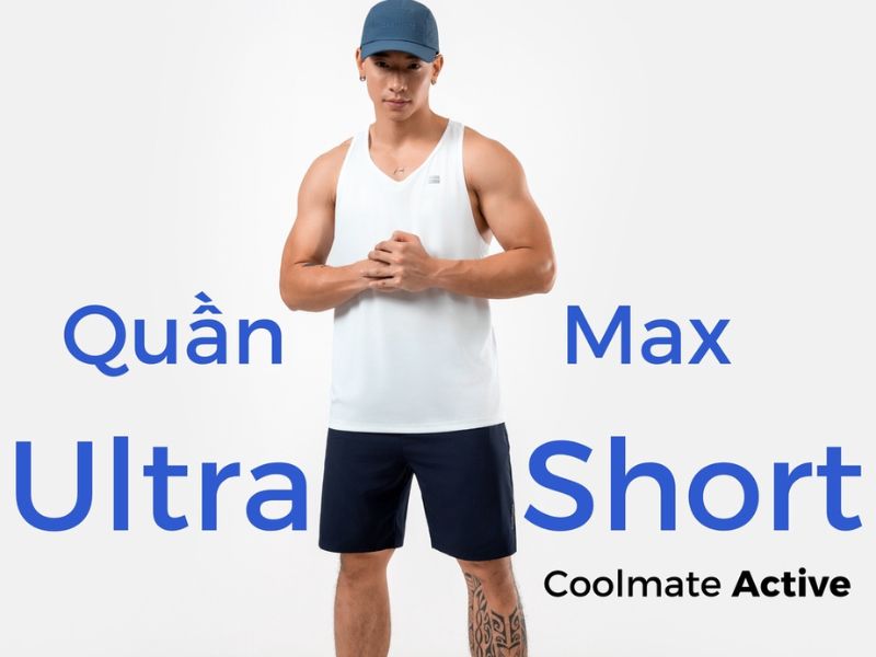 Quần thể thao nam Max Ultra Short năng động, thoải mái