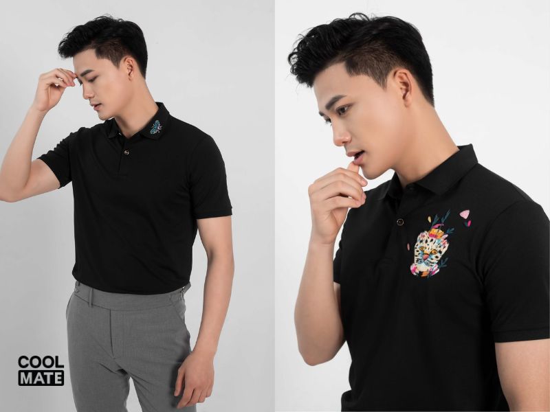 Thử áo thun polo vải bông