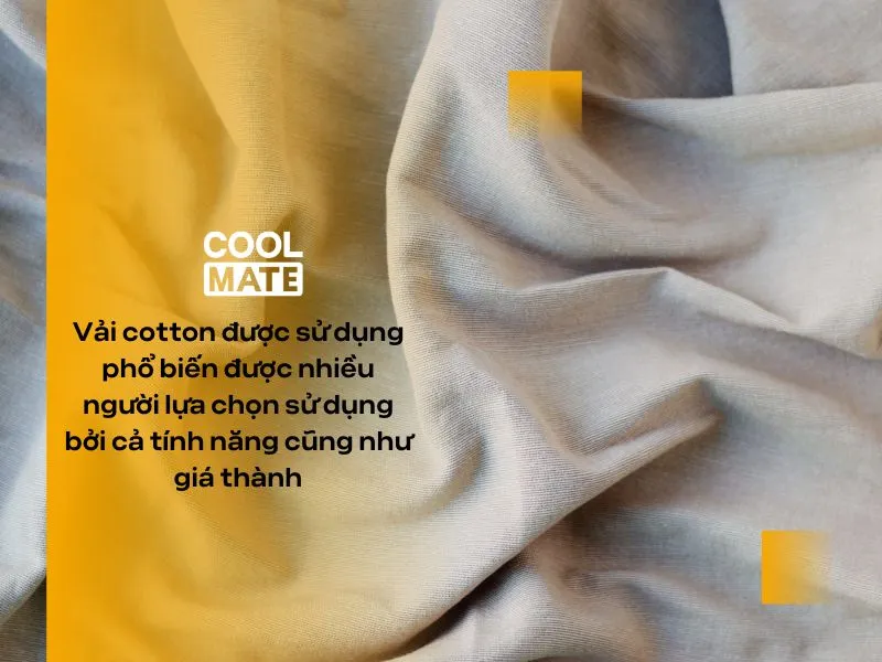 Vải cotton rất phù hợp để may suit