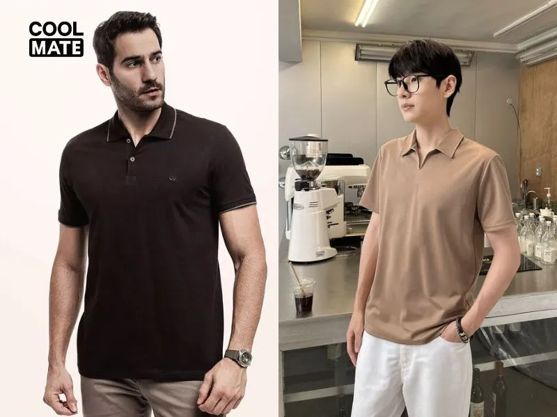 Áo polo nam chất liệu vải Jersey