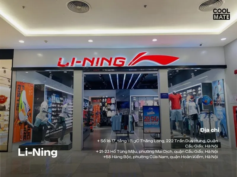 Li-Ning – Shop quần chạy bộ Hà Nội