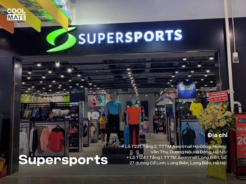 Supersports – Shop quần chạy bộ nam uy tín tại Hà Nội