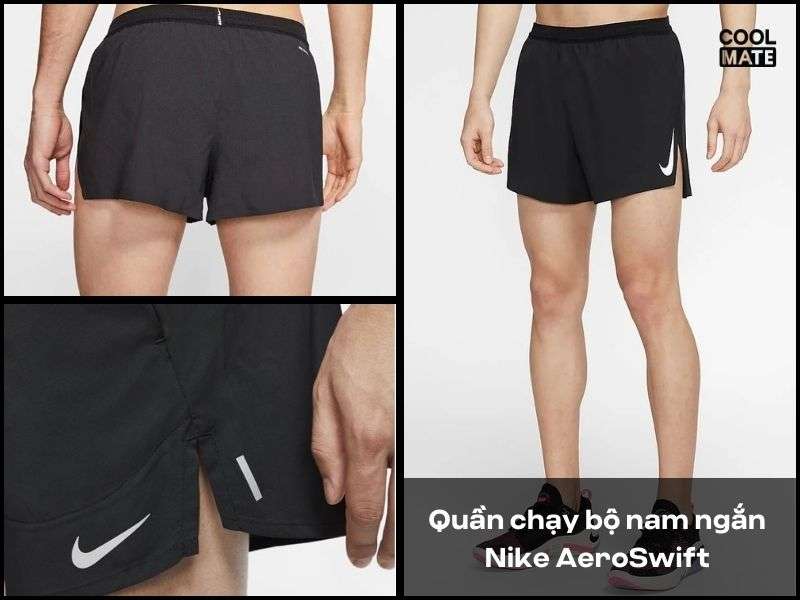 Quần chạy bộ nam ngắn Nike AeroSwift