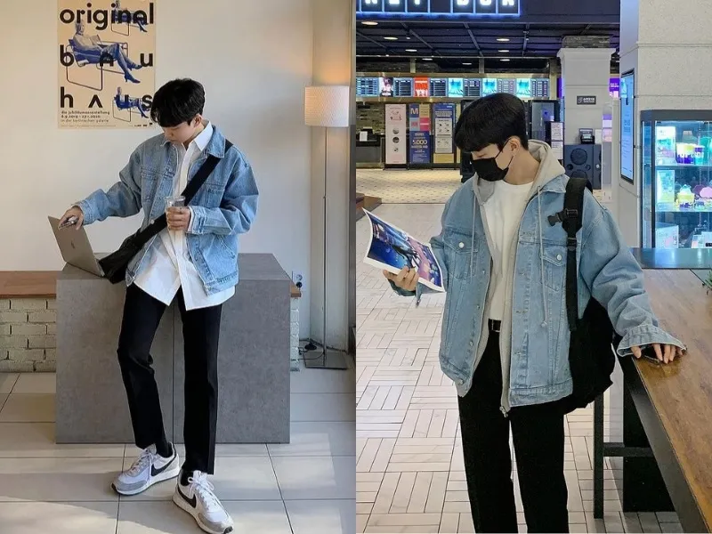 F5 bản thân với kaki jacket - phối đồ mùa hè theo phong cách streetstyle nam