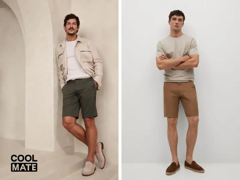 Slip on – đôi giày không thể thiếu khi phối đồ với quần short nam