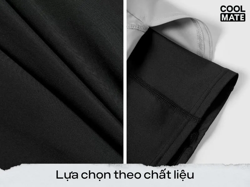 Lựa chọn theo chất liệu của các lớp quần