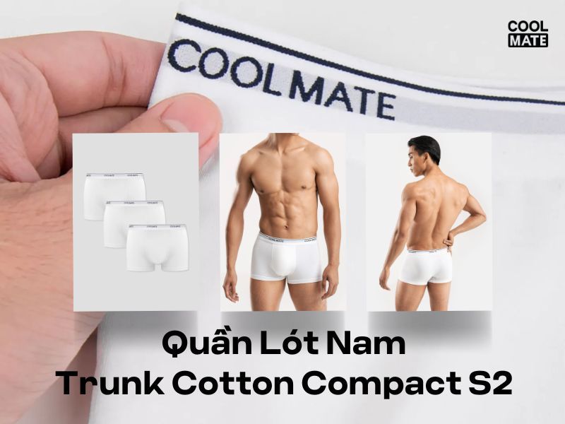 Quần Lót Nam Trunk Cotton Compact S2