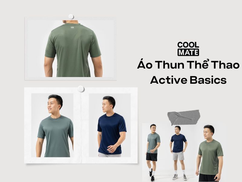 Áo Thun Thể Thao Active Basics