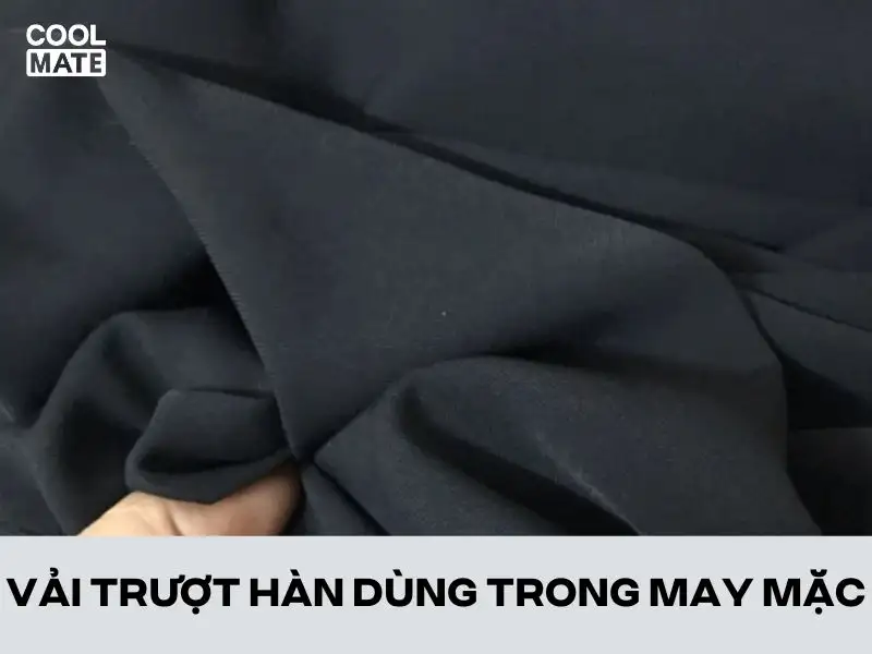 Vải trượt Hàn dùng trong may mặc