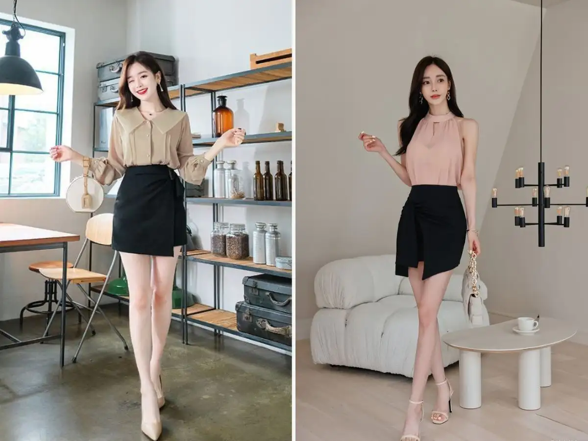 Chân váy công sở biến tấu