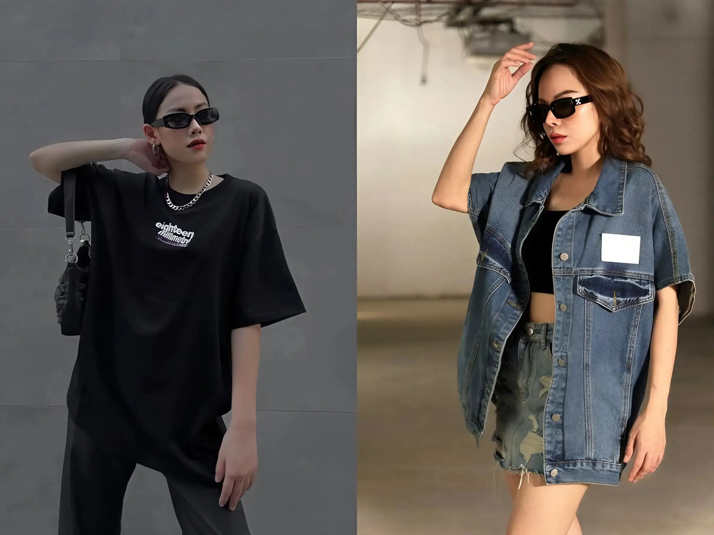 Cool Ngầu Với Cây Đen/Denim on Denim