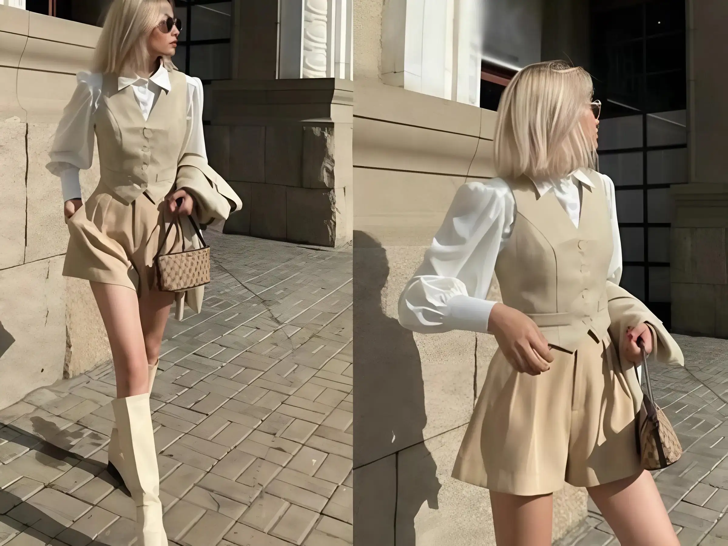 Áo Gile + Quần Short/Quần Dài