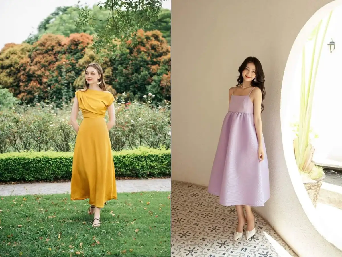 Mặc váy liền thân đi đám cưới nên chọn kiểu dáng nào?