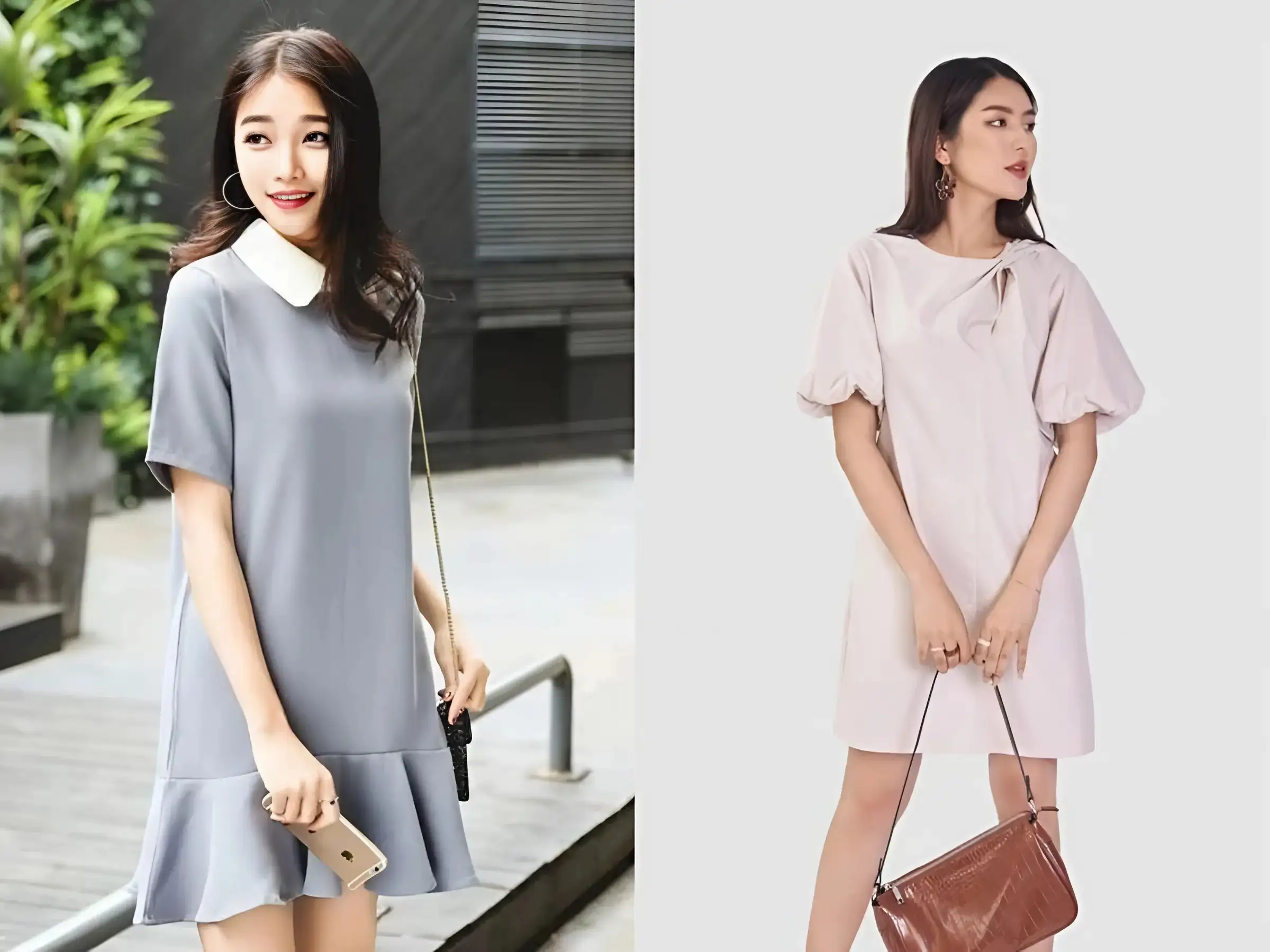 Váy liền thân dáng suông