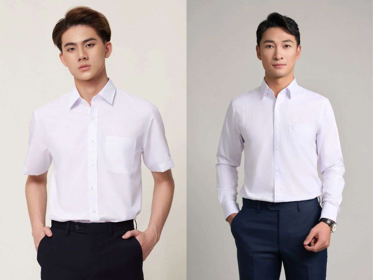 Phối Đồ Sơ Mi Trắng Cho Nam Giới