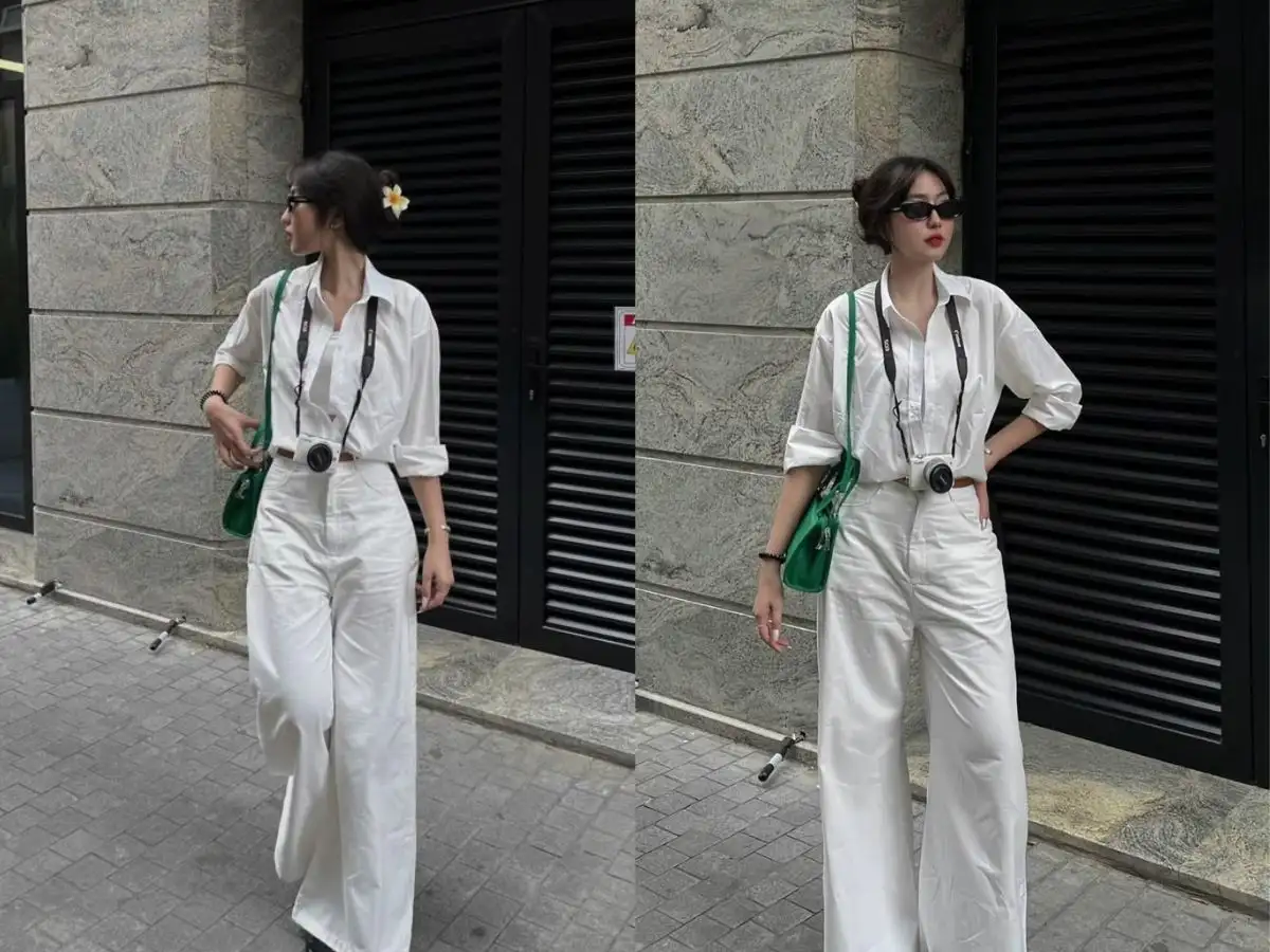 Phối Đồ Sơ Mi Trắng Cho Nữ Giới