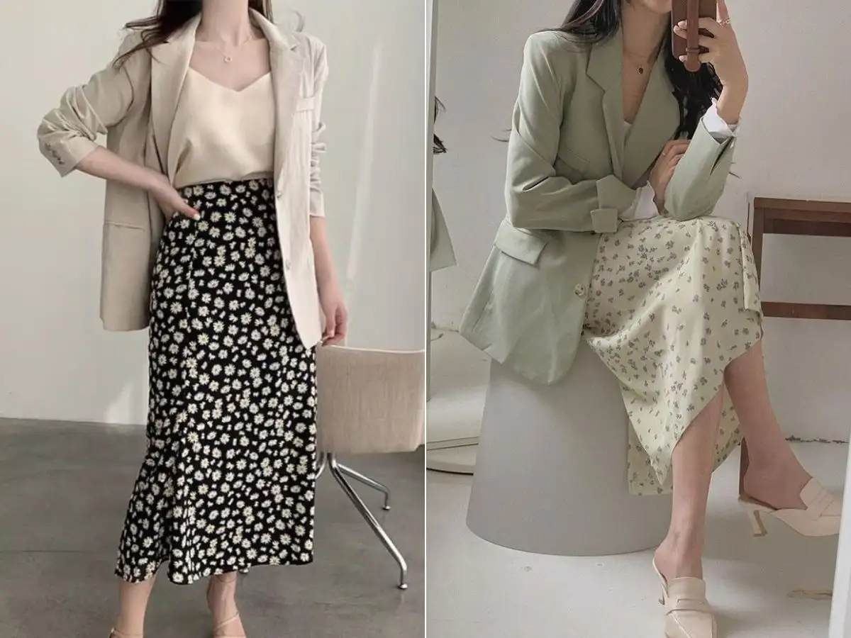 Khoác blazer tăng vẻ thanh lịch, hiện đại