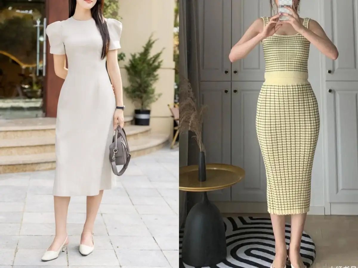 Đầm Ôm Cho Dáng Quả Lê